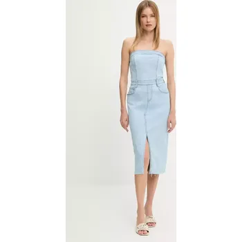 Dámské šaty Džínové šaty Answear.LAB RD2303.fos modrá 55X, vel. M