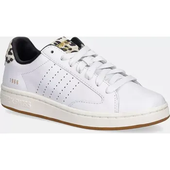 Dámské tenisky Kožené sneakers boty K-Swiss LOZAN KLUB LTH bílá barva, 97263.952.M 00X, EUR 39