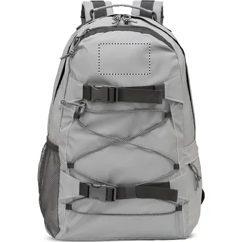 Vysoce reflexní batoh 190T 10 FRONT, 60x100mm Sítotisk, 1 barva