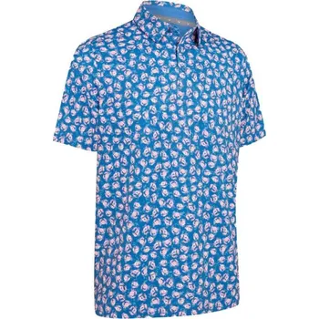 Pánské oblečení Callaway Crab Novelty Print pánské polo, galaxy blue pánské, L