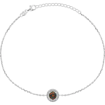 Náramek Brilio Silver Nádherný stříbrný náramek se syntetickým opálem BRC31WBC + 2 měsíce na vrácení zboží