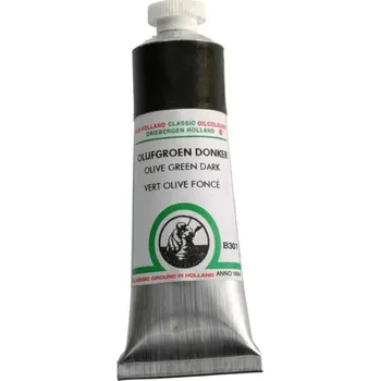 Olejová barva Olejová barva Old Holland B307 Olive green dark 125 ml