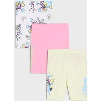 Dívčí kalhoty Sinsay - Sada 3&nbsp;legín Bluey - vícebarevná - 211EB-MLC - 211EB-MLC-134