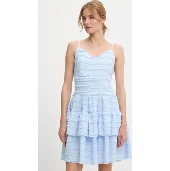 Dámské šaty Šaty Answear.LAB modrá barva, mini 606580.flk 55X, vel. M