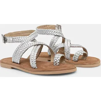 Dámské sandále Kožené sandály Answear.LAB SC4333 stříbrná SLV, EUR 39