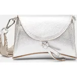 Kožená kabelka Gianni Chiarini MARGOT BS.11410.GTMET.NABCL stříbrná SLV, vel. ONE SIZE