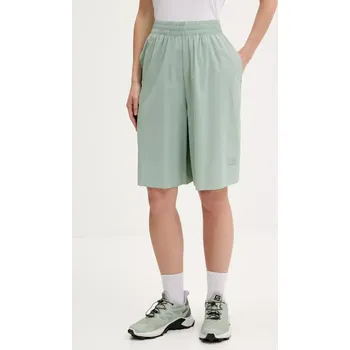 Dámské kraťasy Kraťasy MM6 Maison Margiela x Salomon dámské, zelená barva, high waist, S52MU0131.M35417 97X, vel. S