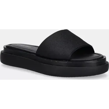 Dámské pantofle Pantofle Calvin Klein FLATFORM SLIDE - JACQ HW0HW02461 černá 99X, EUR 38