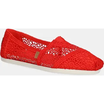 Dámské tenisky Kecky Toms MOROCCAN dámské, červená barva, 10021935 33X, EUR 37.5