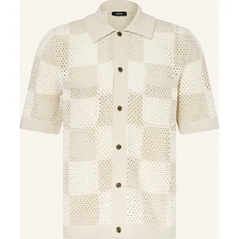 Pánská košile Reiss Pánská Háčkovaná Košile Alfred Regular Fit, béžová /...