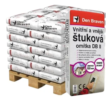 Omítka Den Braven Vnitřní a vnější štuková omítka DB II 750kg (1 paleta)