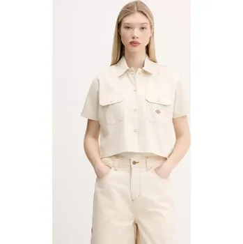 Pánské oblečení Košile Dickies DKDFS573F901 béžová 01X, vel. XL