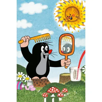 Hračka DINO Puzzle Krtek - dobré ráno 54 dílků