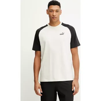 Pánské oblečení Bavlněné tričko Puma 684616 béžová 01X, vel. S