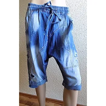 Dámské džíny Džíny trhané volné široké S.Woman