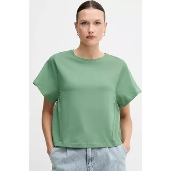 Pánská móda Bavlněné tričko United Colors of Benetton 3U53D109U zelená 70X, vel. M