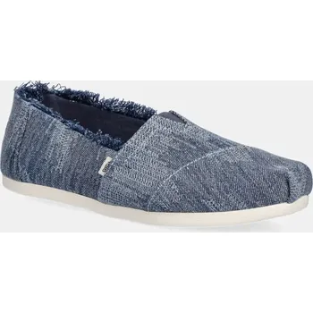 Dámské tenisky Kecky Toms DARK SKY TEXTURED dámské, modrá barva, 10021887 55X, EUR 37