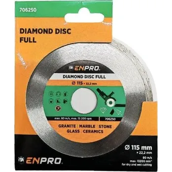 Brusný kotouč Kotouč diamantový plný Ø 115 x 22.2 mm, ENPRO