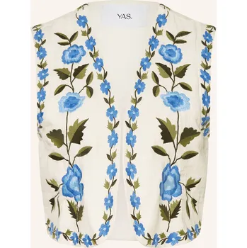 Dámská vesta Y.A.S. Dámská Vesta, režná / zelená / tmavě modrá, 38