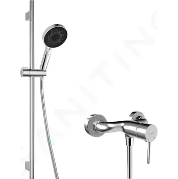 Sprchový set kielle Oudee Sprchový set s baterií, tyčí, hadicí a sprchovou hlavicí, chrom, 10202SN10