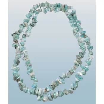 Náhrdelník Larimarový náhrdelník dlouhý cca 85 cm
