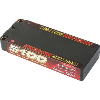 RC náhradní díl GENS ACE GensAce Redline 2.0 Mid Size 2S HV 7.6V-140C-5100 113x47x19mm 191g - expresní doprava