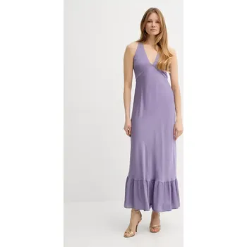 Dámské šaty Šaty Twinset fialová barva, maxi, 251TT2191 48X, vel. 34