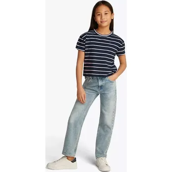 Pánské tričko Tričko Tommy Hilfiger modrá barva, KG0KG08555 KG0KG08555.98.122.PPYA 57X, vel. 104