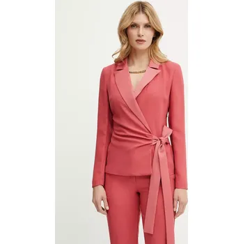 Dámské sako Sako Marciano by Guess VITTORIA růžová barva, 5GGN18 7300A 5GGN18.7300A 38X, vel. 38