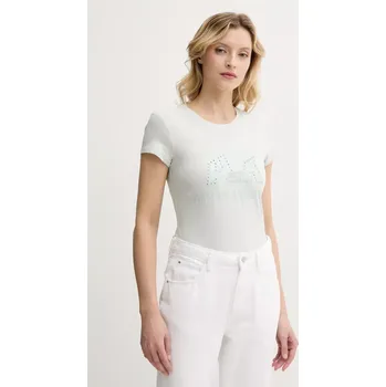 Pánské tričko Tričko Armani Exchange 8NYT86.Y8C7Z tyrkysová 06X, vel. L