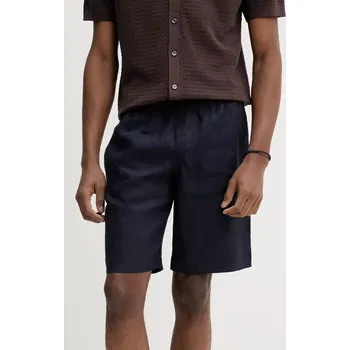 Pánské kraťasy Lněné kraťasy ZADIG&VOLTAIRE WMBS01061.404 námořnická modř 59X, vel. 40