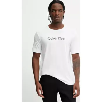 Pánské tričko Tričko Calvin Klein Performance LVGMS5K183 bílá 00X, vel. M