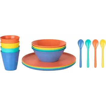 Sada nádobí Sada nádobí pro 4 osoby Koziol Nora Set Lollipop 16-pack 4059271 vícebarevná MLC