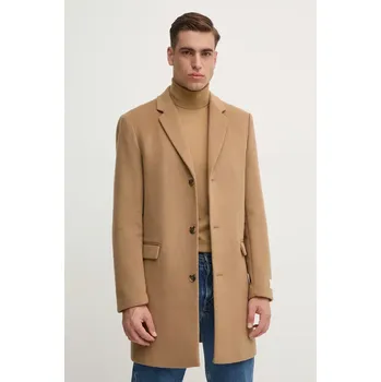 Dámský kabát Vlněný kabát Calvin Klein K10K113664 béžová 80X, vel. XL