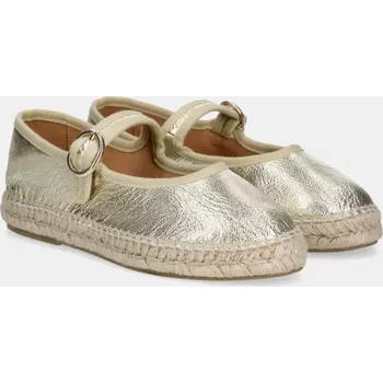 Dámská obuv Kožené espadrilky Answear.LAB 25YU2563.1 zlatá 10Y, EUR 40