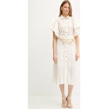 Dámské šaty Šaty Fracomina FS25SD3003W403Q7 béžová 01X, vel. S