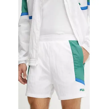 Pánské kraťasy Kraťasy Fila Lochristi pánské, bílá barva, FAM0918 00X, vel. XL