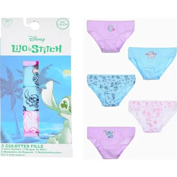 Dívčí spodní prádlo SADA 5 KS KALHOTKY LILO A STITCH SC ye30020 Velikost: 126