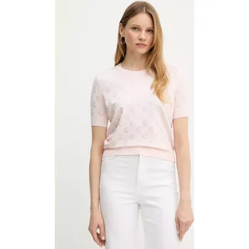 Dámské tričko Tričko Guess JASMINE W5GR05.Z3D60 růžová 03X, vel. XS