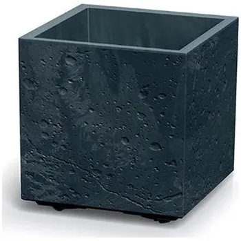 Květináč SIERRA SQUARE BETON EFFECT antracit 28,8cm