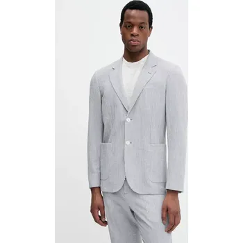 Dámské sako Blazer s příměsí vlny Marciano by Guess 5GHN16.2314Z modrá 55B, vel. 50