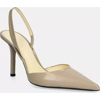 Dámské lodičky Kožené lodičky Proenza Schouler Slash SH251001.C001WC.231 béžová 80X, EUR 40