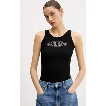 Dámské tričko Top Karl Kani černá barva, 61310131 99X, vel. XS