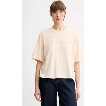 Dámské tričko Bavlněné tričko G-Star dámské, béžová barva, D26134-336 D26134.336 02X, vel. S