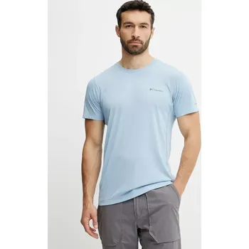 Pánské tričko Sportovní tričko Columbia Zero Rules modrá barva, 2118501 50X, vel. S