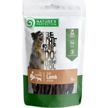 Pamlsek pro psa Nature's Protection Dog snack jehněcí proužky 75 g