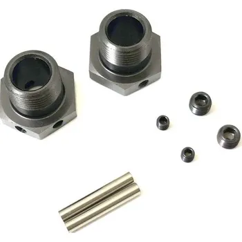 RC náhradní díl Kyosho Inferno MP9-MP10 MP11 Narrow Wheel Hub (2) Gun Metal - expresní doprava