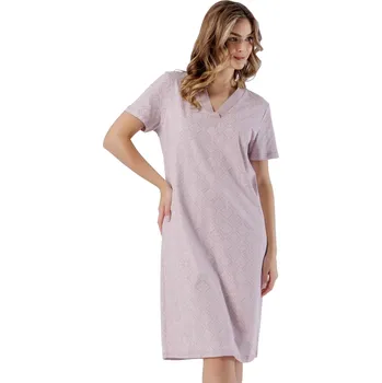 Dámská noční košile Dámská noční košile Estera 1563 LEVEZA Barva/Velikost: béžová tmavá / L