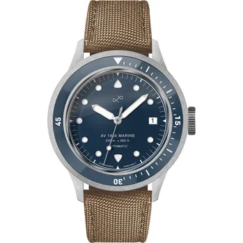 Hodinky 1956 Marine Automatic | Chirurgická ocel a modrá - AV86