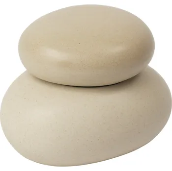 Dóza na potraviny Ferm Living Úložná dóza Pebble Sand/Cream Small